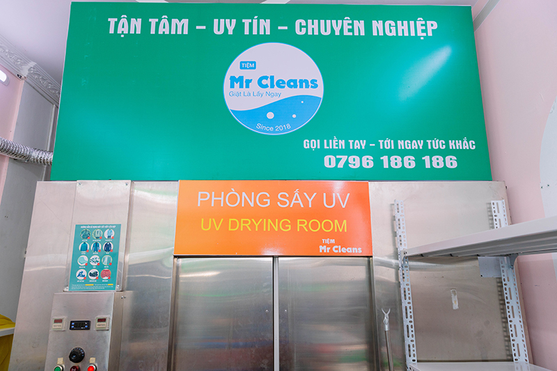 MÔ HÌNH GIẶT LÀ MR CLEANS & SHOES SPA